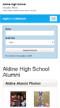 Mobile Screenshot of aldinehighschool.org